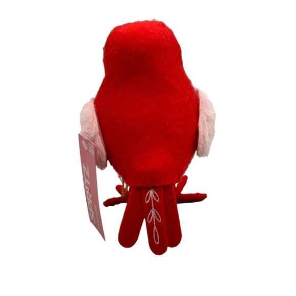 Fledge 2023 Valentine's Target Wondershop Featherly Friends Fabric Bird Valentin - Picture 2 of 5